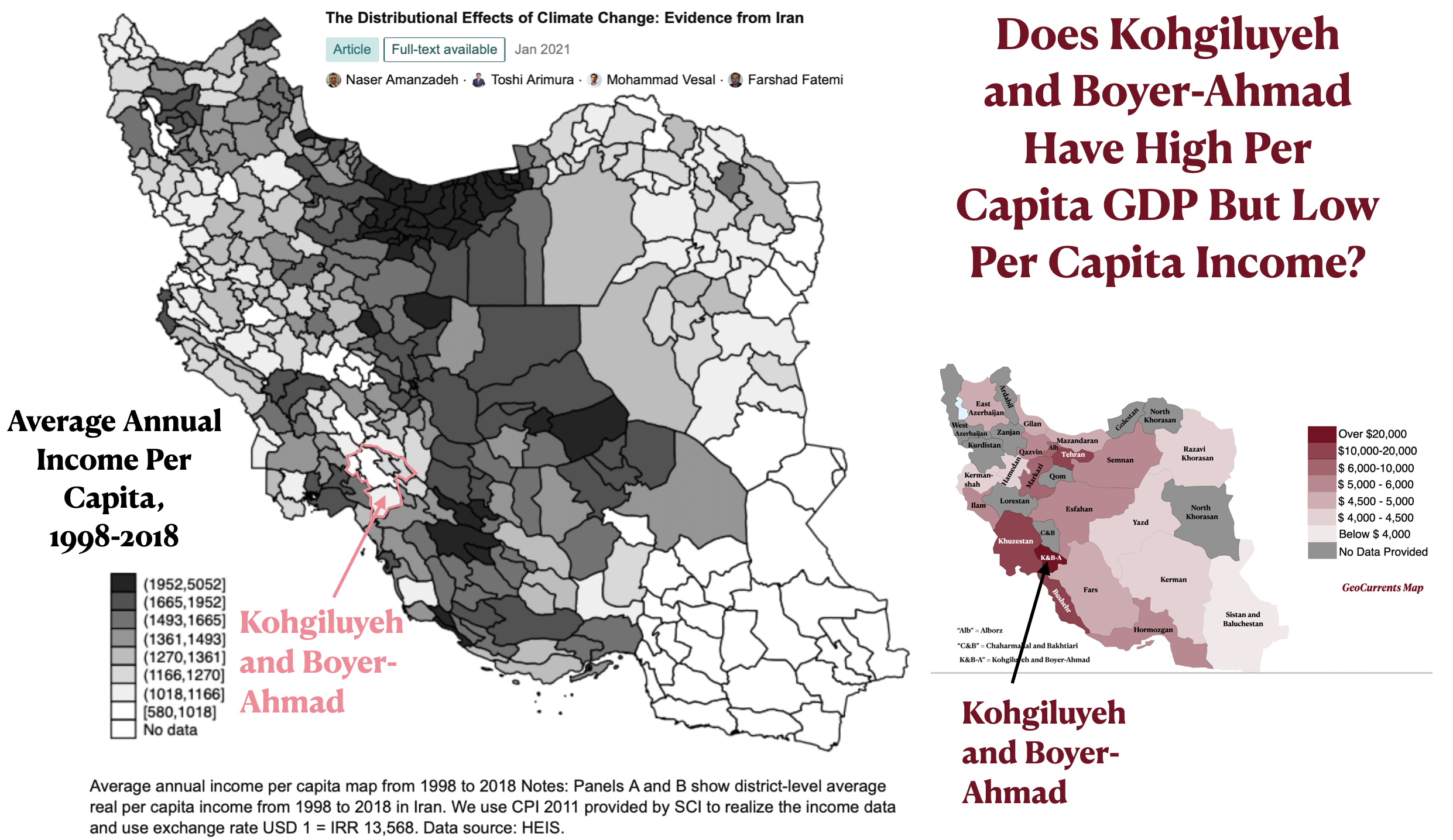 The Ambiguous Role of Oil and Natural Gas in the Economic Geography of Iran