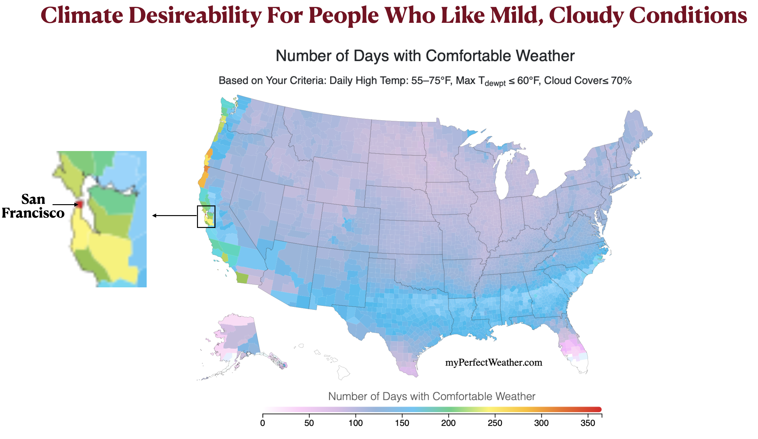 Personalized Climate Favorability Maps and the Problem of Scale